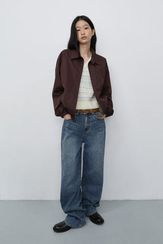 RELAXED WIDE JEANS CLASSIC BLUE