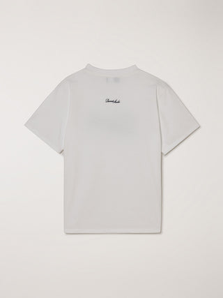 UNISEX CHAIN LOGO T-SHIRT OFF WHITE