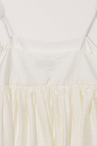 FLARED BUSTIER BLOUSE IVORY