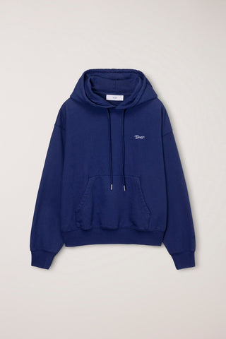 UNISEX GARMENT DYED HOODIE NAVY