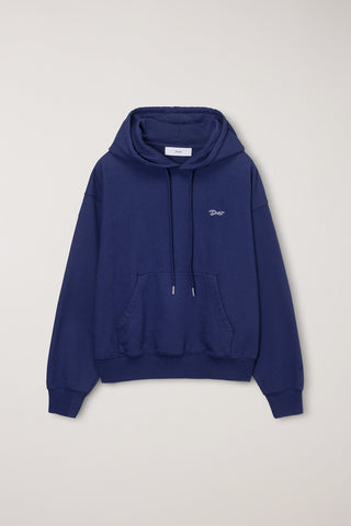 UNISEX GARMENT DYED HOODIE NAVY