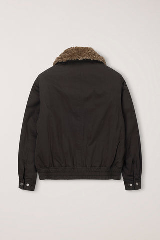 UNISEX FLIGHT PADDED JACKET DARK BROWN