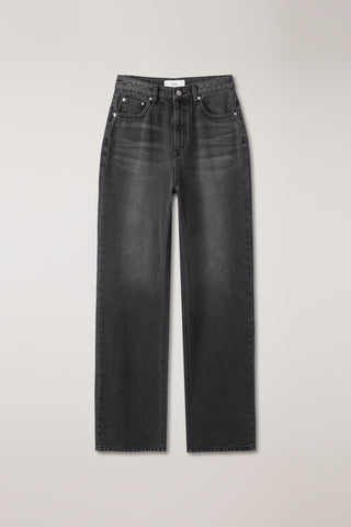 RELAXED WIDE JEANS WASHED GREY