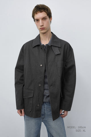 UNISEX CHORE JACKET SEPIA