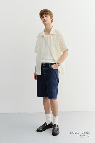 CLASSIC CARPENTER DENIM SHORTS CLASSIC BLUE