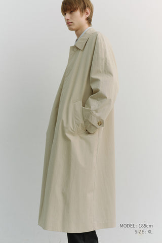 UNISEX REFINED MAC COAT BEIGE