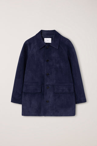 UNISEX LILY ALTER-SUEDE HALF JACKET BLUE NAVY