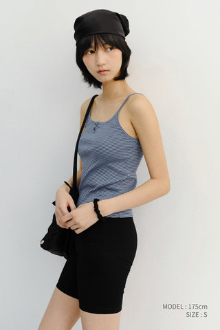 PETIT SLEEVELESS TOP BLUE STRIPE