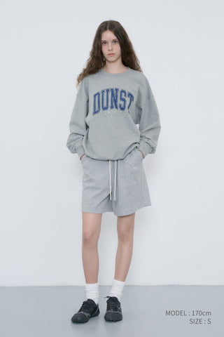 UNISEX ARCH LOGO SWEATSHIRT MELANGE GREY