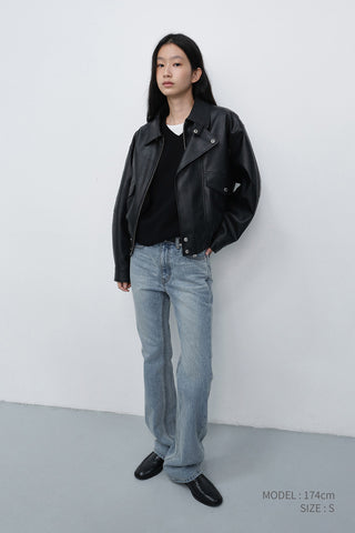 REFINED FLARED JEANS LIGHT BLUE