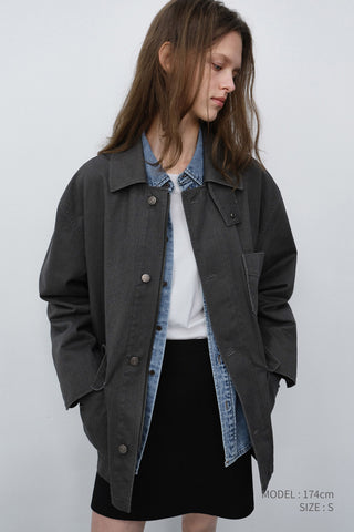 UNISEX CHORE JACKET SEPIA