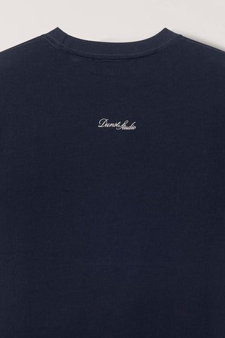 UNISEX CUPID ARCH LOGO T-SHIRT FRENCH NAVY
