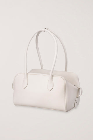SOFT FRAME COMPACT SHOULDER BAG IVORY