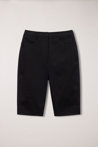 SLIM BIKER SHORTS BLACK