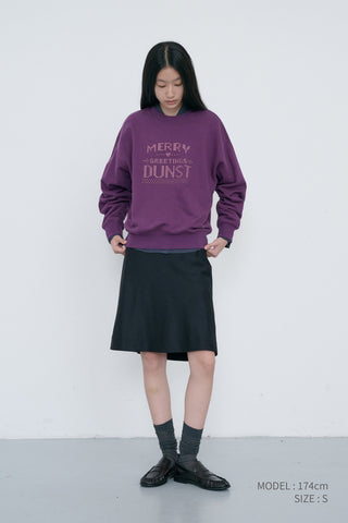 UNISEX PIXEL SWEATSHIRT PURPLE