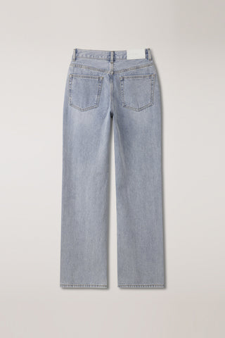 RELAXED FLARED JEANS LIGHT BLUE
