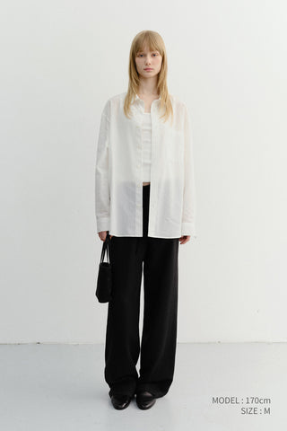 UNISEX SUMMER BREEZE STRIPED OVERSHIRT WHITE