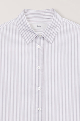 ESSENTIAL SLIM STRIPED SHIRT GREY STRIPE