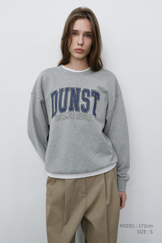 UNISEX ARCH LOGO SWEATSHIRT MELANGE GREY