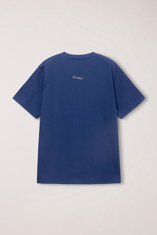 UNISEX VINYL T-SHIRT BLUE