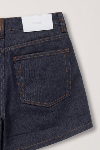 MINI DENIM SHORTS INDIGO BLUE