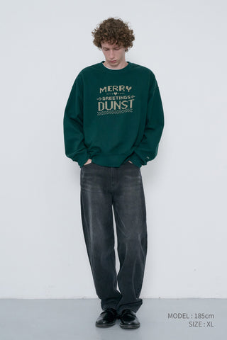 UNISEX PIXEL SWEATSHIRT DEEP GREEN