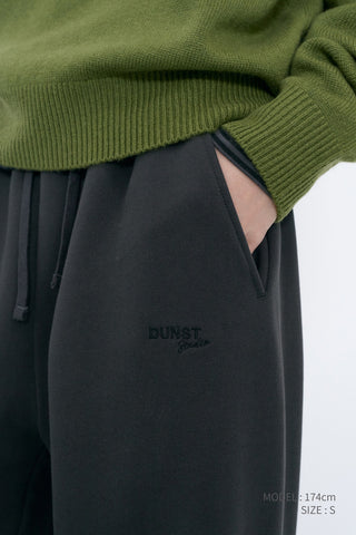 UNISEX STRAIGHT SWEATPANTS SOFT BLACK