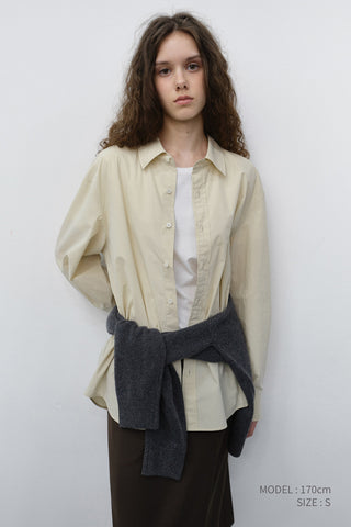 UNISEX REFINED COTTON SHIRT BUTTER