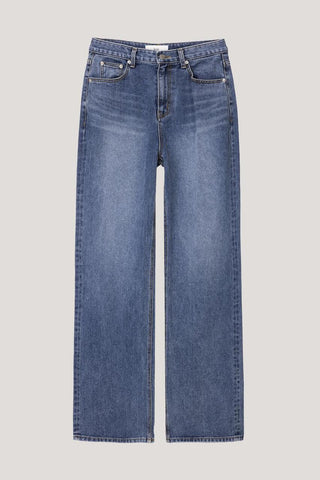 RELAXED WIDE JEANS CLASSIC BLUE