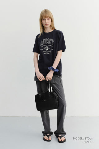 UNISEX CUPID ARCH LOGO T-SHIRT FRENCH NAVY