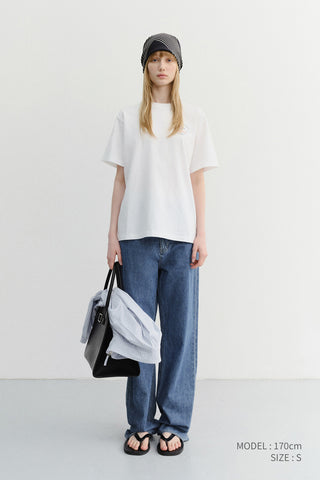 UNISEX CUPID ARCH BACK LOGO T-SHIRT OFF WHITE