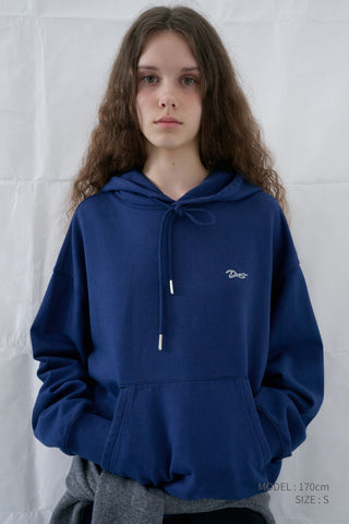 UNISEX GARMENT DYED HOODIE NAVY