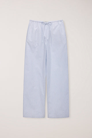 PAJAMA STRING PANTS WHITE STRIPE