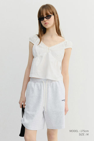 2-WAY SHOULDER BLOUSE WHITE