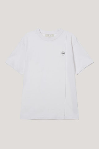 UNISEX LOGO CREASE T-SHIRT WHITE