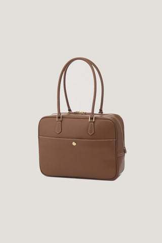 CLASSIC 28 LEATHER BAG TAN