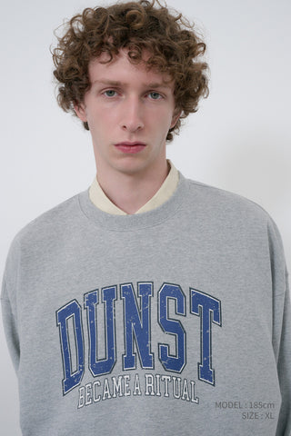 UNISEX ARCH LOGO SWEATSHIRT MELANGE GREY