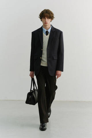 SOFT FRAME SHOULDER BAG BLACK