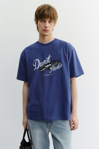 UNISEX VINYL T-SHIRT BLUE