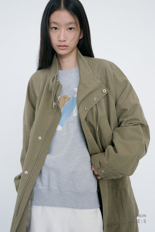 UNISEX PUPPY SWEATSHIRT MID MELANGE GREY