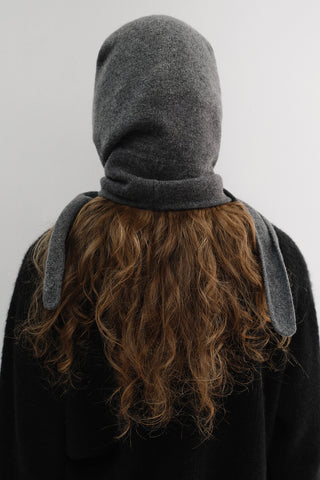 BABUSHKA SCARF MELANGE GREY