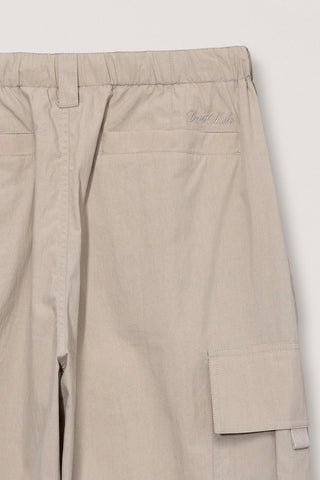 UTILITY PARACHUTE PANTS BEIGE