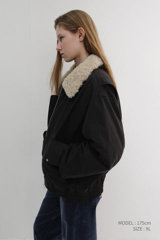UNISEX FLIGHT PADDED JACKET BLACK