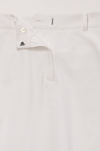 H-LINE COTTON LONG SKIRT OFF WHITE