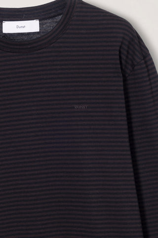 UNISEX MUTED STRIPED T-SHIRT BROWN