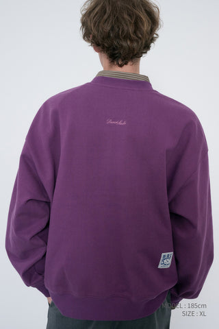 UNISEX PIXEL SWEATSHIRT PURPLE