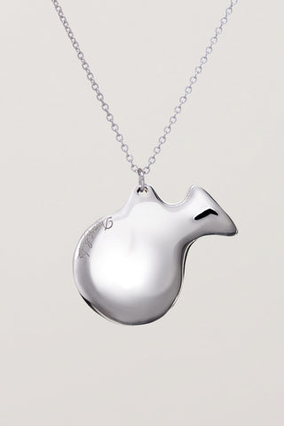 VASE DROP NECKLACE SILVER