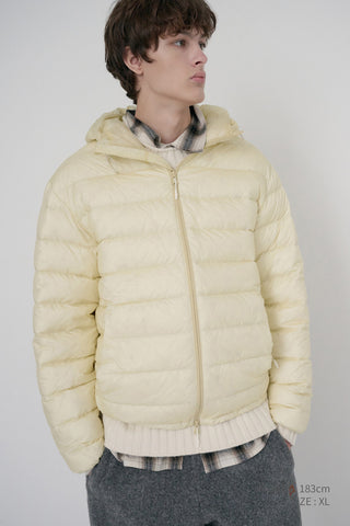 UNISEX LIGHT GOOSE DOWN JACKET SEA SALT
