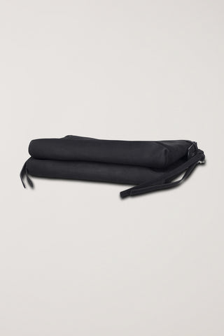 2-WAY SOFT TOUCH SUEDE BAG BLACK