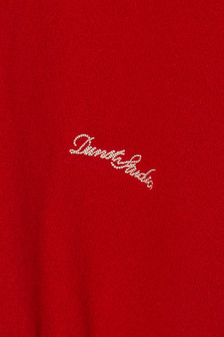UNISEX SOFT V-NECK SWEATER TOMATO RED